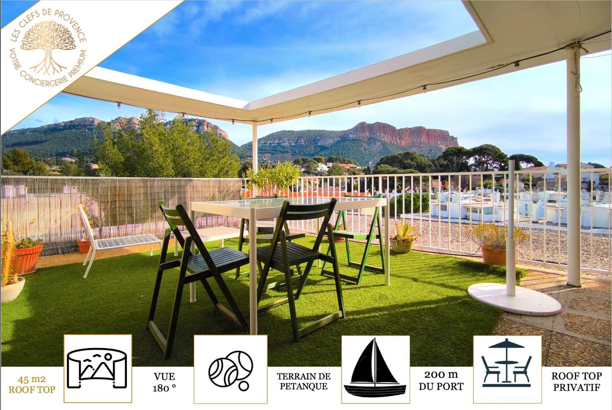 Sunset Garden - Roof Top 45 M2 Vue Mer / Cap Canaille Κασί Εξωτερικό φωτογραφία